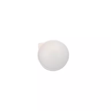 1-5/8" Round Poly Plug Flat Top - Natural