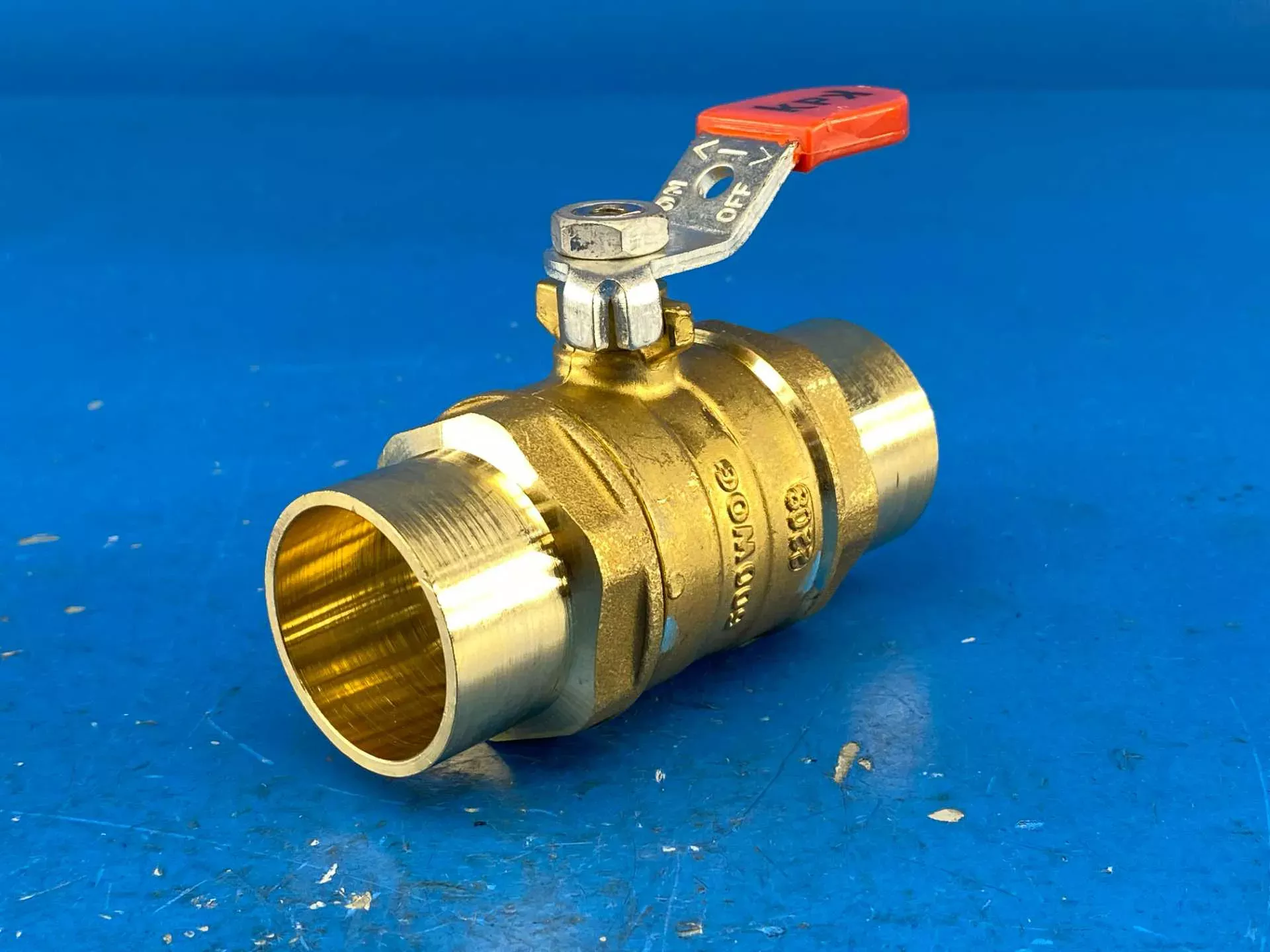 1" Brass Ball Valve Sweat Solder C x C 600WOG KPK