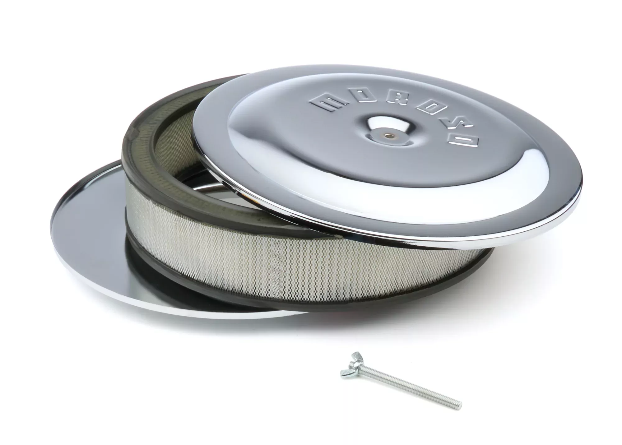 14in Chrome Air Cleaner 3in Filter