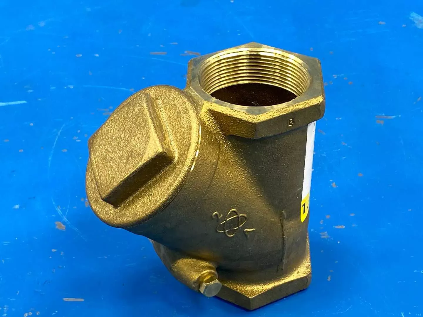 2" Brass Y Pattern Swing Check Valve, 200CWP