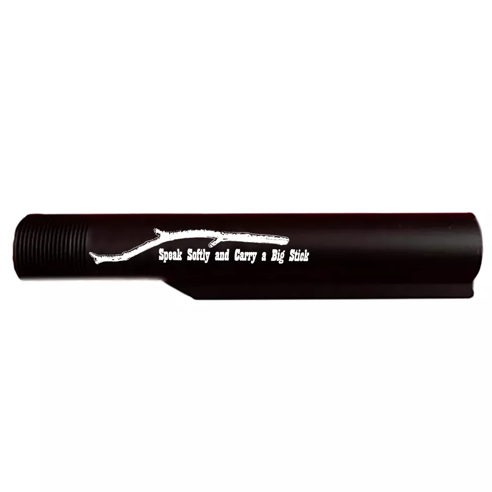 .223/5.56 MIL-SPEC 6 POSITION BUFFER TUBE ENGRAVED – BIG STICK