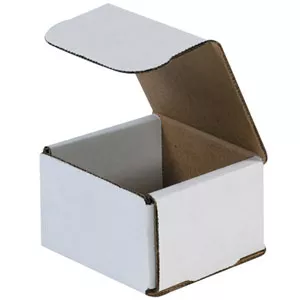 3 x 3 x 2 White Corrugated Mailers 50/Bundle