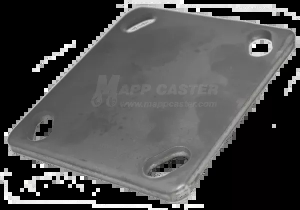4" x 4-1/2" Weld on Top Plate / Shim - Unplated