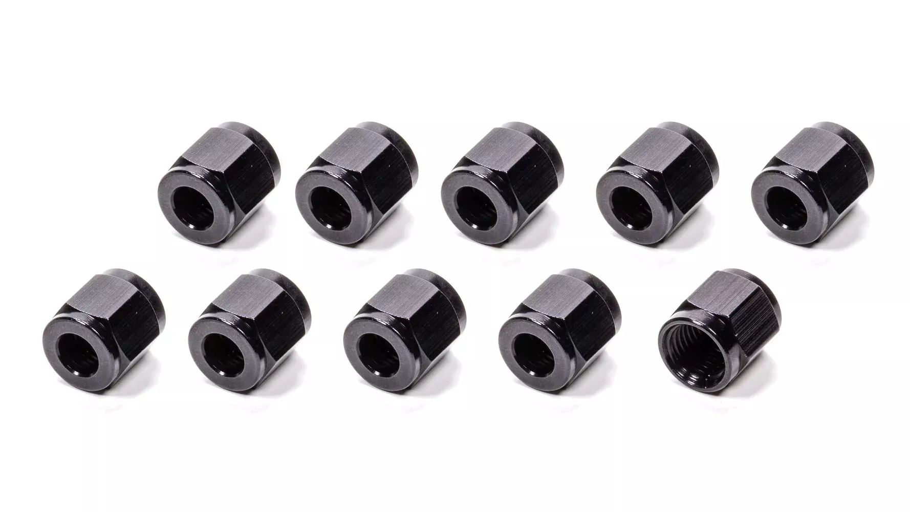#6 Aluminum TubeNuts (10pk) Black