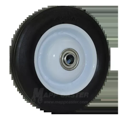6" x 1-1/2" Flat Free Wheel with Ball Bearings & 1-3/4" Centered Hub - 50 Lbs Capacity