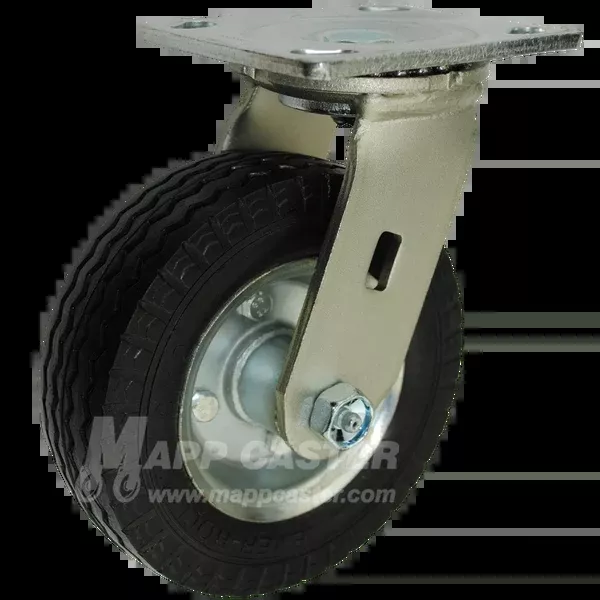 6" x 2" Ever-Roll (Flat Free) Swivel Caster - 150 Lbs Capacity