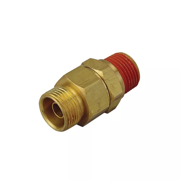 Air Compressor Check Valve - Inline Unloading, 1/2" Male OD