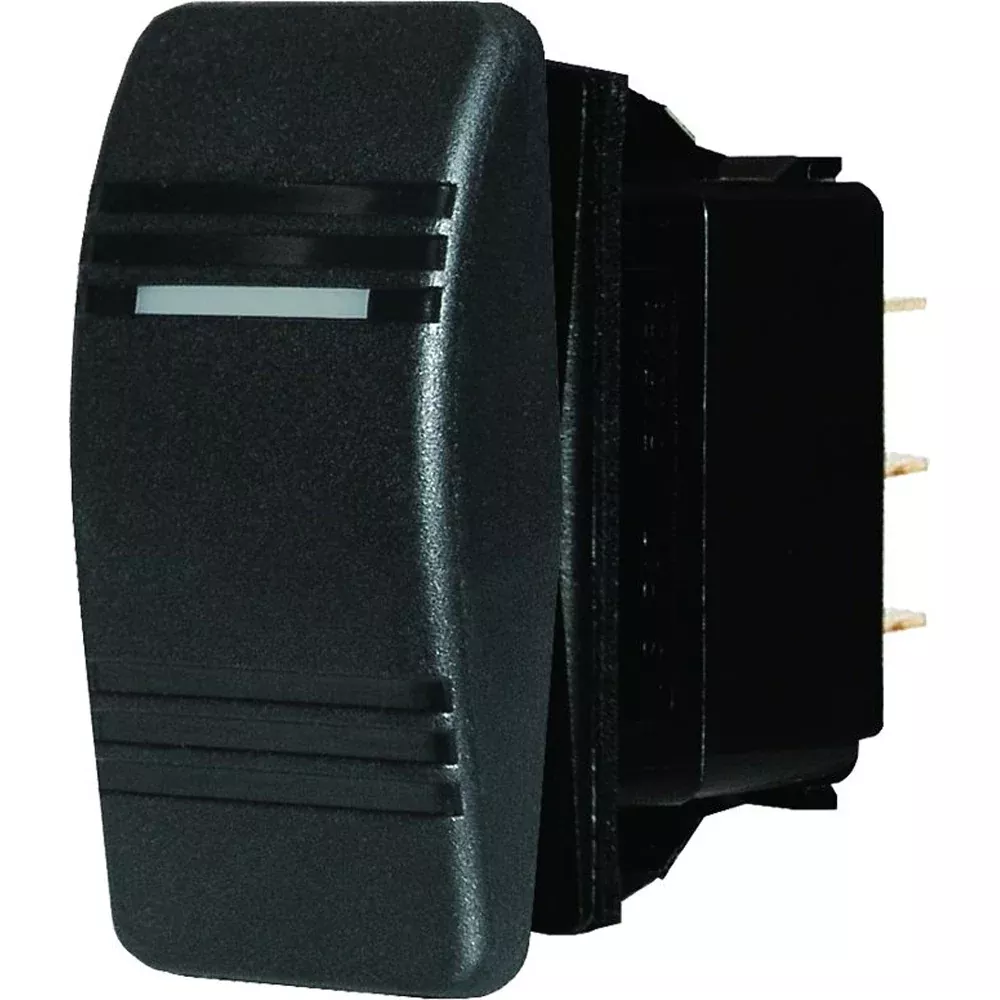 Blue Sea 8284 Water Resistant Contura III Switch - (ON)-OFF-ON - Black [8284]