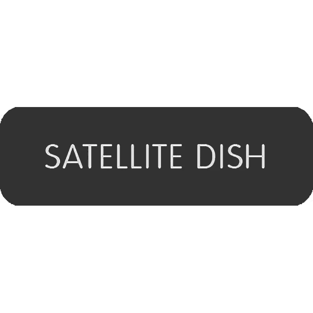 Blue Sea Large Format Label - "Satellite Dish" [8063-0372]