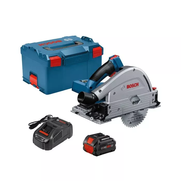 Bosch PROFACTOR 18V 5-1/2" Plunge Saw Kit Model#: GKT18V-20GCL14