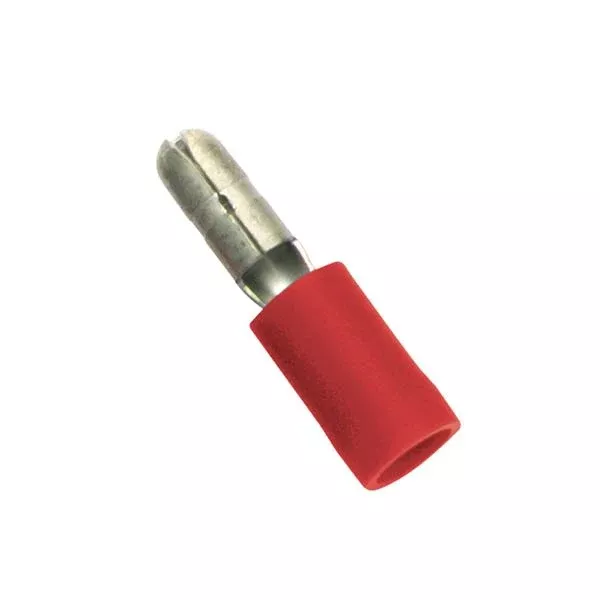 Champion Red Male Bullet Terminal - 100Pk | Auto Crimp Terminals - Bullet