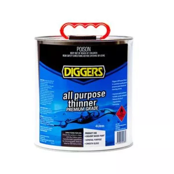 Diggers Thinners All Purpose 4L Diggers