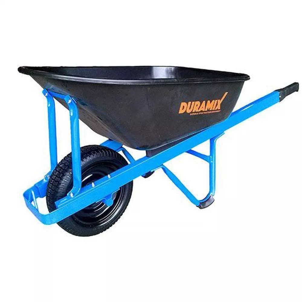 Duramix DMCPT100FF 100L 150kg Heavy Duty Poly Tray General Purpose Wheelbarrow