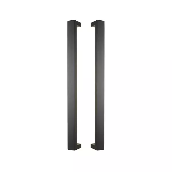 Gainsborough Oblong 600mm Back to Back Pull Handle Dual Pack - Matt Black