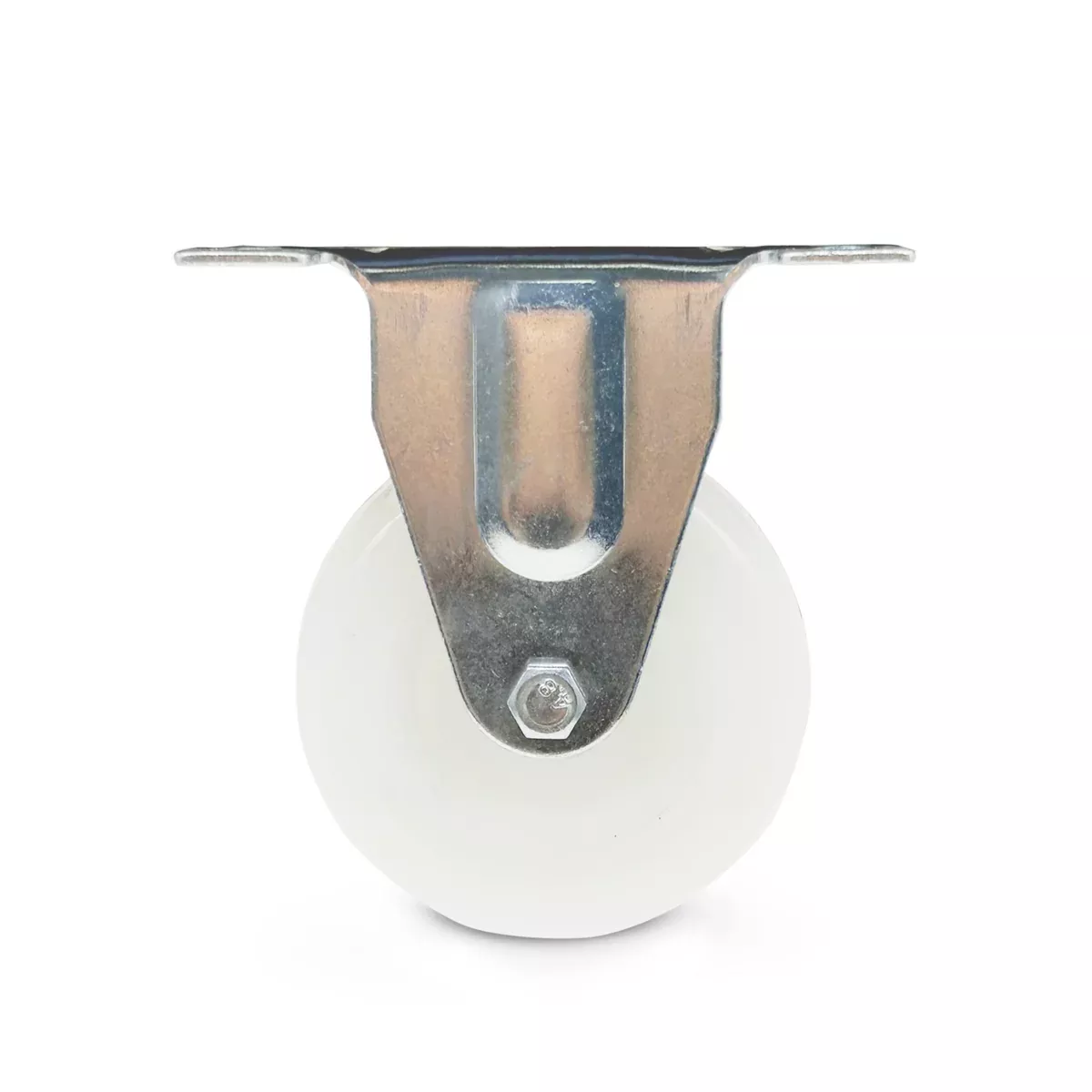 Grip 43007 75mm 90kg White Nylone Poly Core Fixed Castor