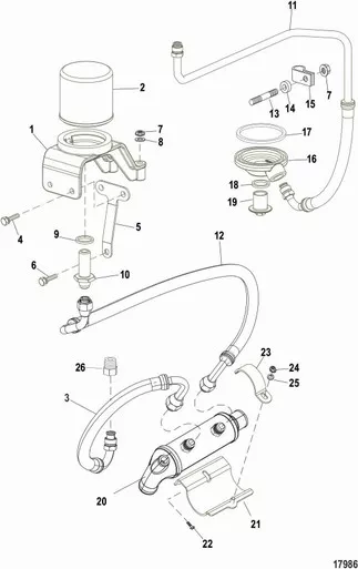 Hose-Oil (Wsl) by Quicksilver (8639011)