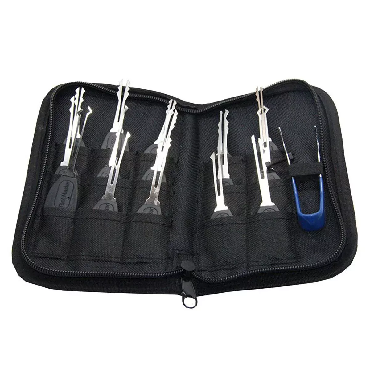 KLOM 15 Piece Wafer Lock Rake Pick Set