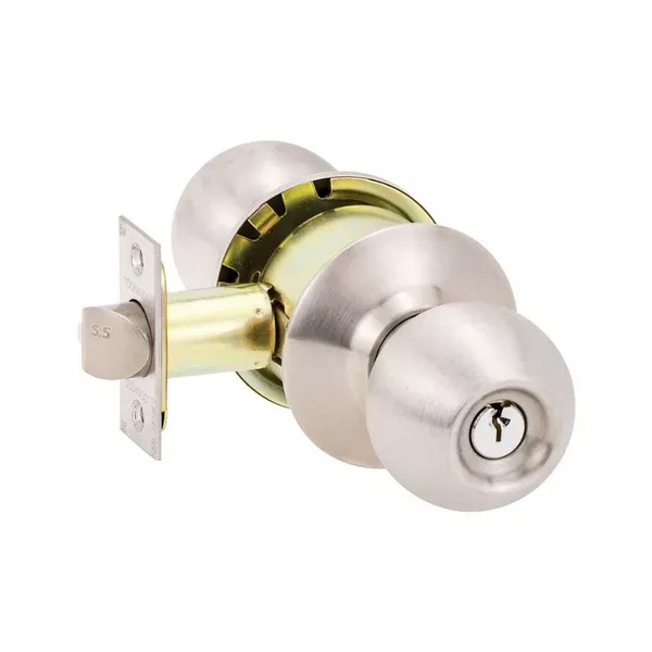 Lockwood Symmetry Series - Imperial Knobset Satin Stainless Steel