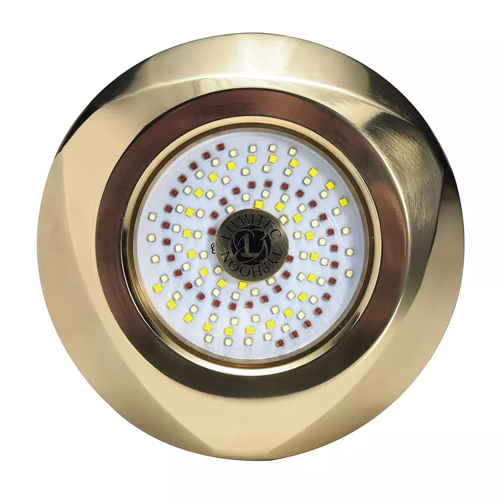Lumitec SeaBlaze Typhoon Underwater Bronze Thru-Hull LED Light - RGBW Spectrum [101449]