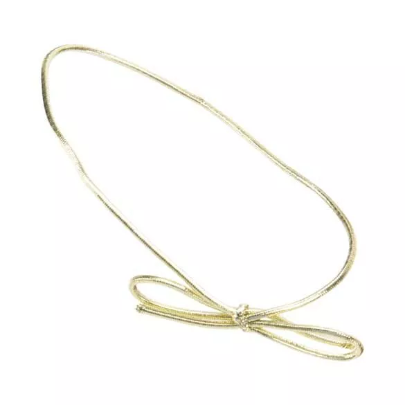 Metallic Gold Stretch Loop, 8" (50 Pieces)