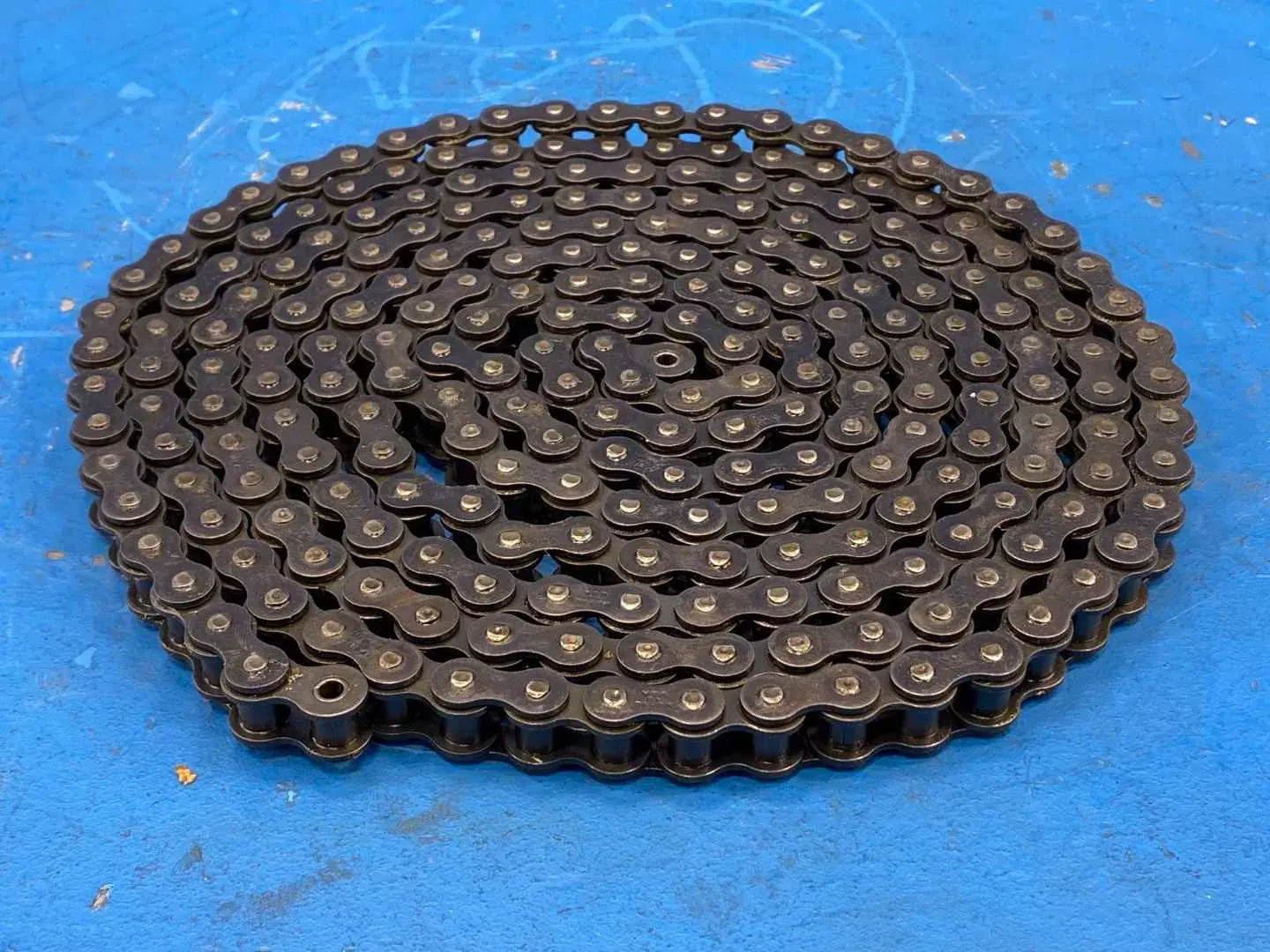 Morse 40R 10FT 127714 Roller Chain #40 / 1/2 in Pitch, Riveted, 1 Strand, Carbon Steel Material, 10 ft Length