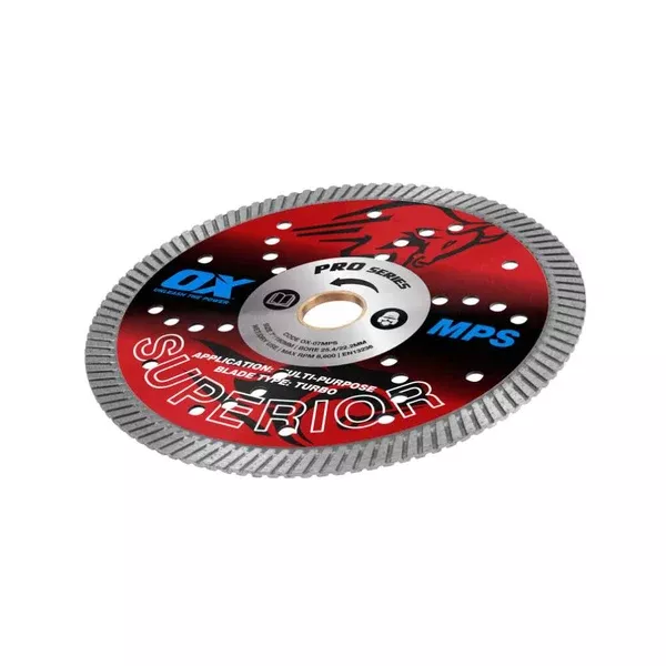 OX Pro MPS GP Turbo Superior Diamond Blade7-Inch