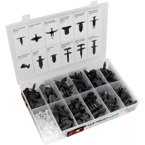 Performance Tool 215-Pc Chrysler Trim Clip Assortment