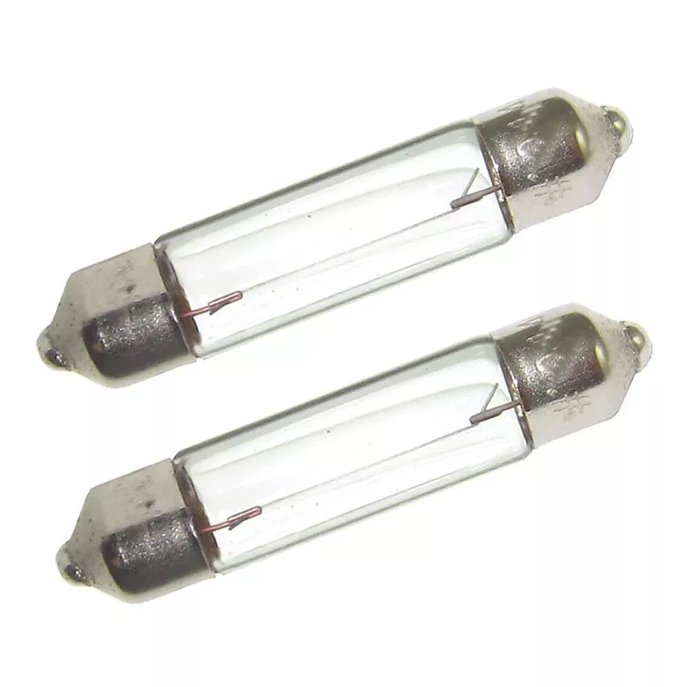 Perko Double Ended Festoon Bulbs - 12V, 10W, .74A - Pair [0070DP0CLR]