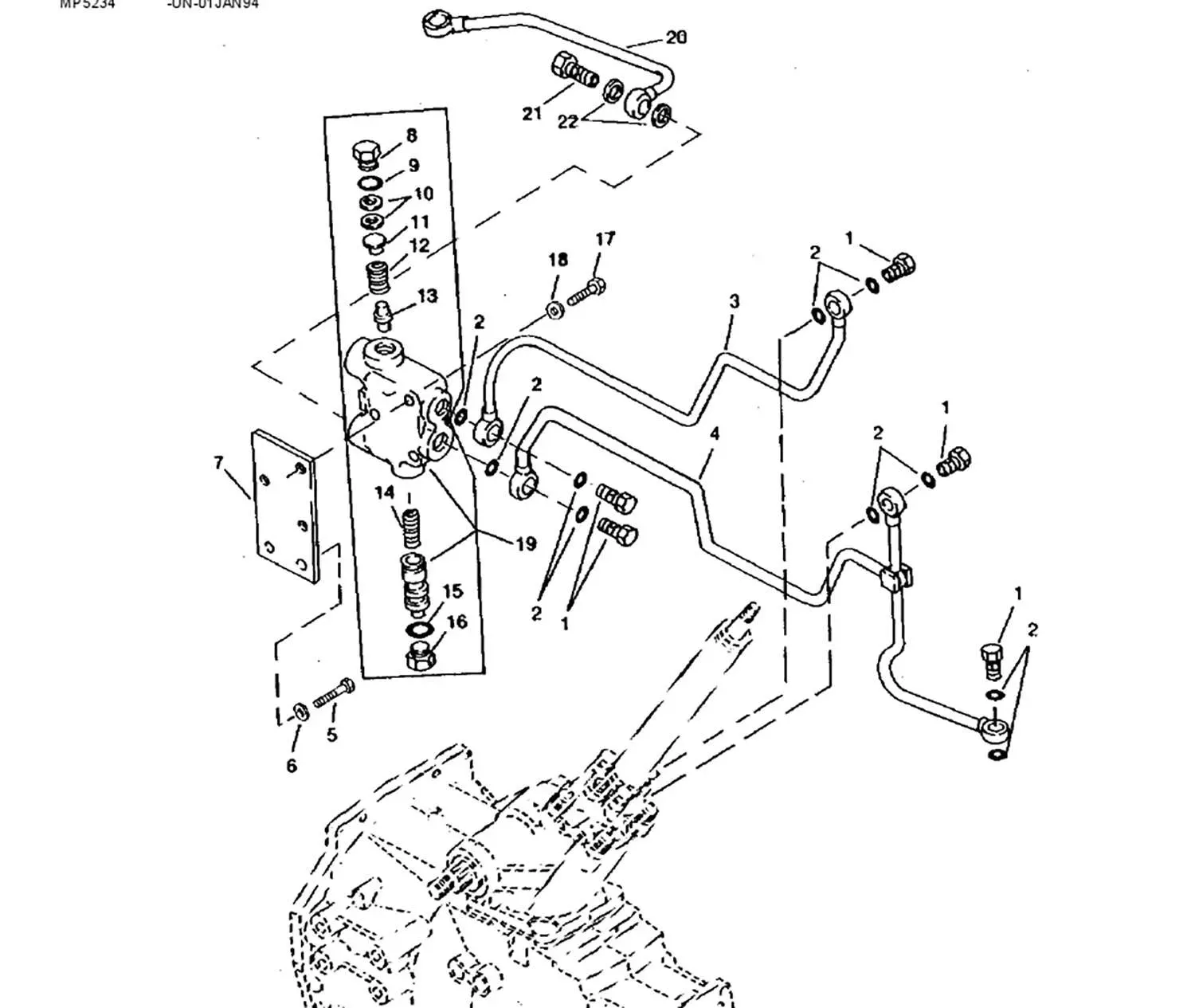 Power Steering Bajo Bolt