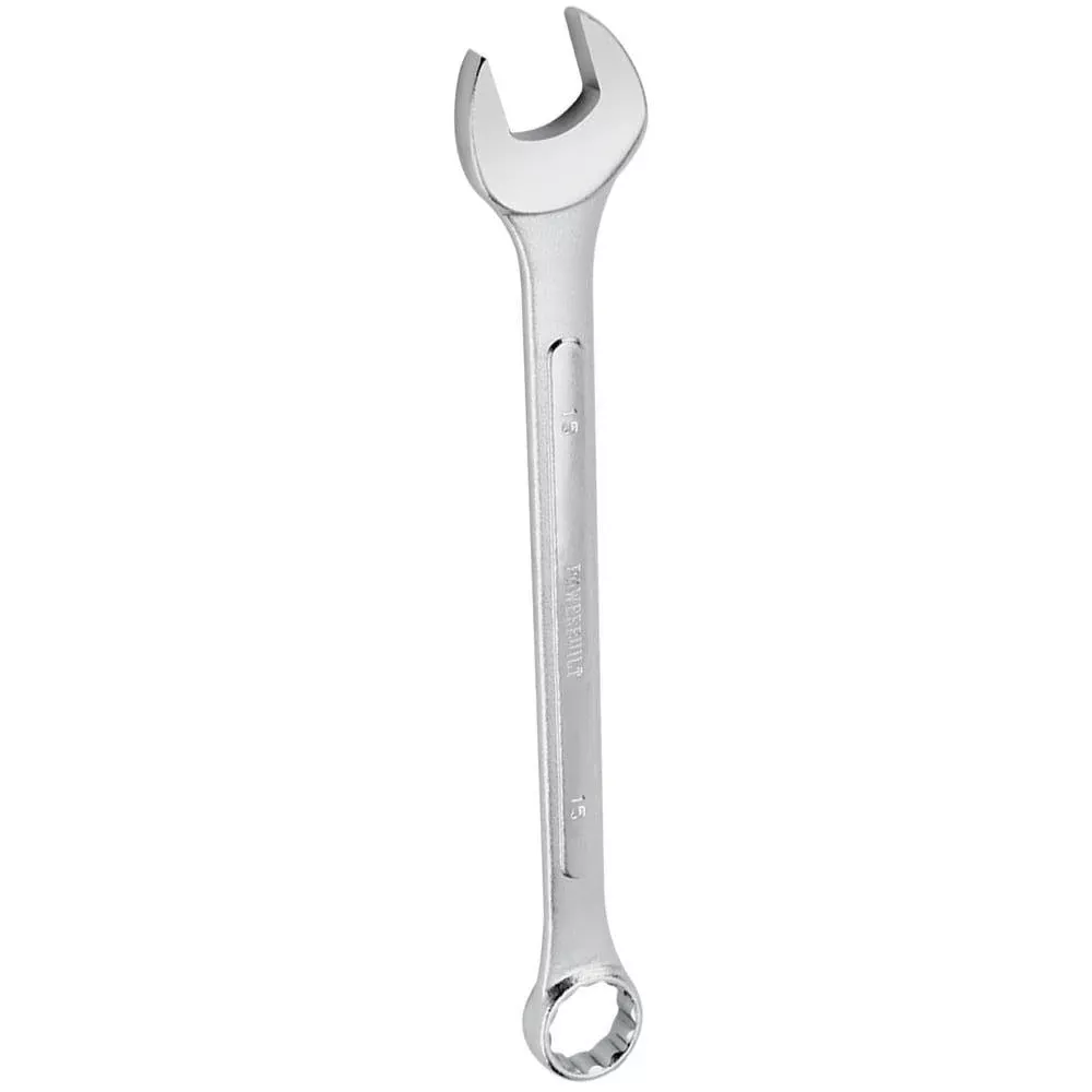 Powerbuilt 1 7/16" Ring and Open End Spanner - Raised Panel