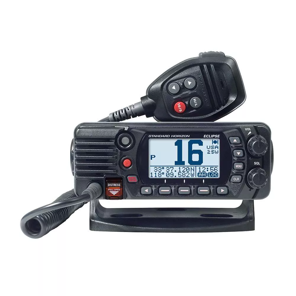 Standard Horizon GX1410GB Eclipse Series 25W Fixed Mount VHF/GPS – Black