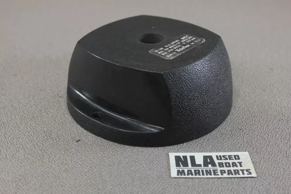 Teleflex Rotary STRAIGHT Boat Helm Steering Wheel Dash Bezel Black Plastic