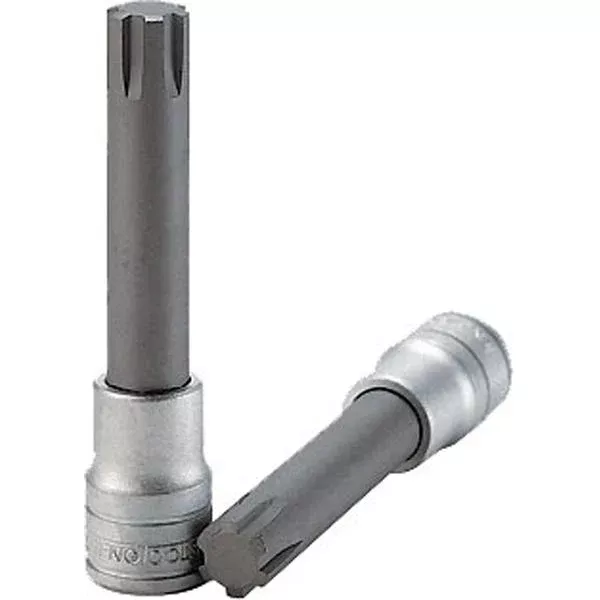 Teng 1/2In Dr. Ril Bit Socket 100Mm (L) - #04 | Socketry - 1/2 Inch Drive