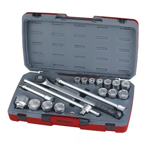 Teng 18Pc 3/4In Dr. Metric Reg. Socket Set 6Pnt | Socketry - 3/4 Inch Drive
