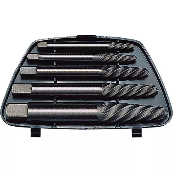 Teng 5Pc Screw Extractor Set - Round Shank | Service Tools - Sets