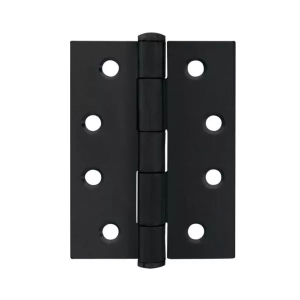 Trio Architectural Butt Hinge 100 x 75 x 2.5mm Fixed Pin Black