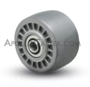 Wheel; 3" x 1-13/16"; Urethane (One Piece Solid); Roller Brng; 7/16" Bore; 2-1/16" Hub Length; 1000# (Item #87939)