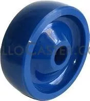 Wheel; 5" x 2"; Solid Polyurethane; Prec Ball Brng; 1/2" Bore; 2-7/16" Hub Length; 850# (Item #87918)